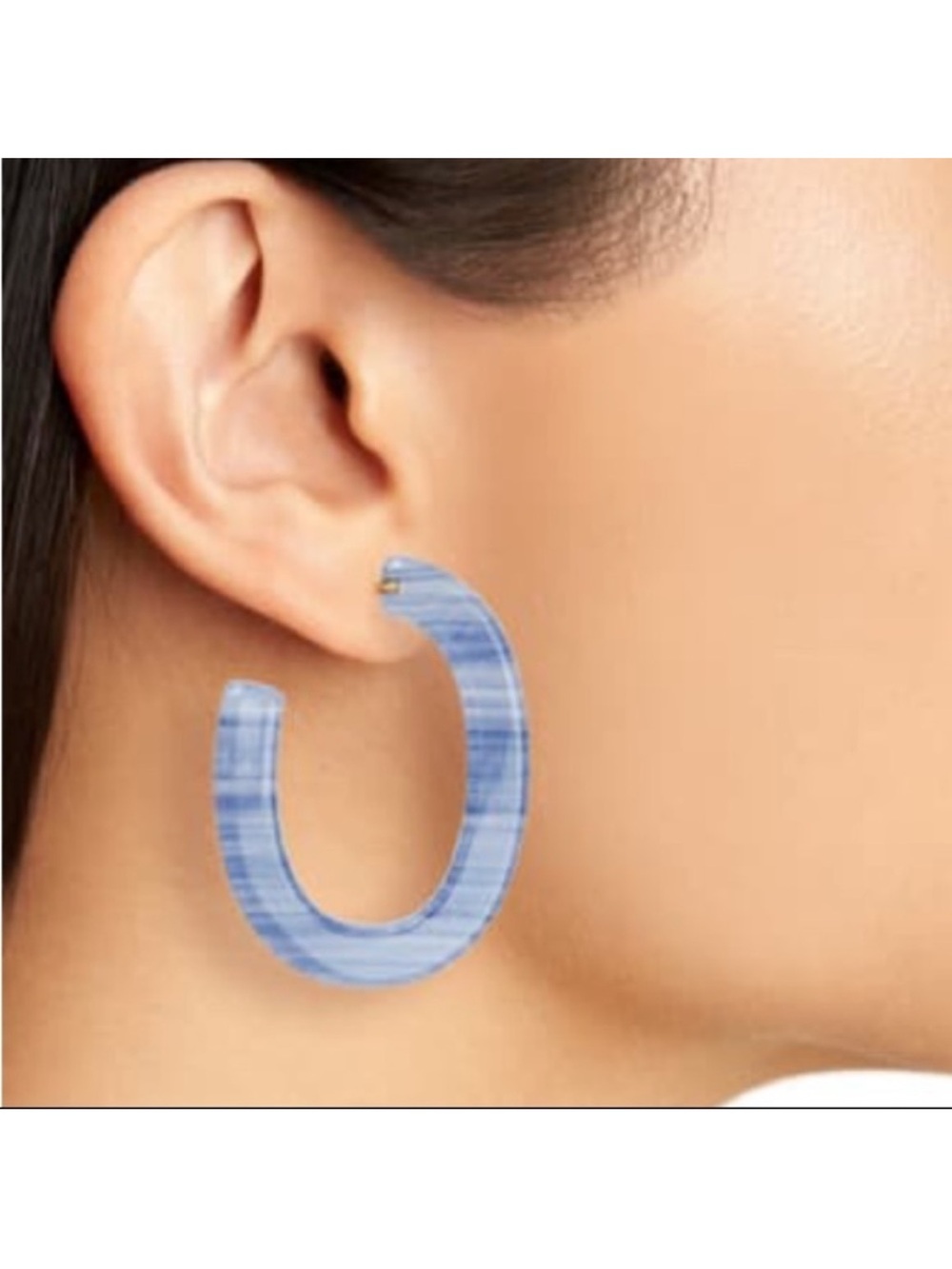 Madewell Acetate Hoop Earrings